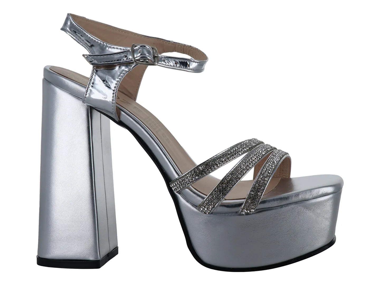 Tacones Roze 4130 Plata Para Mujer