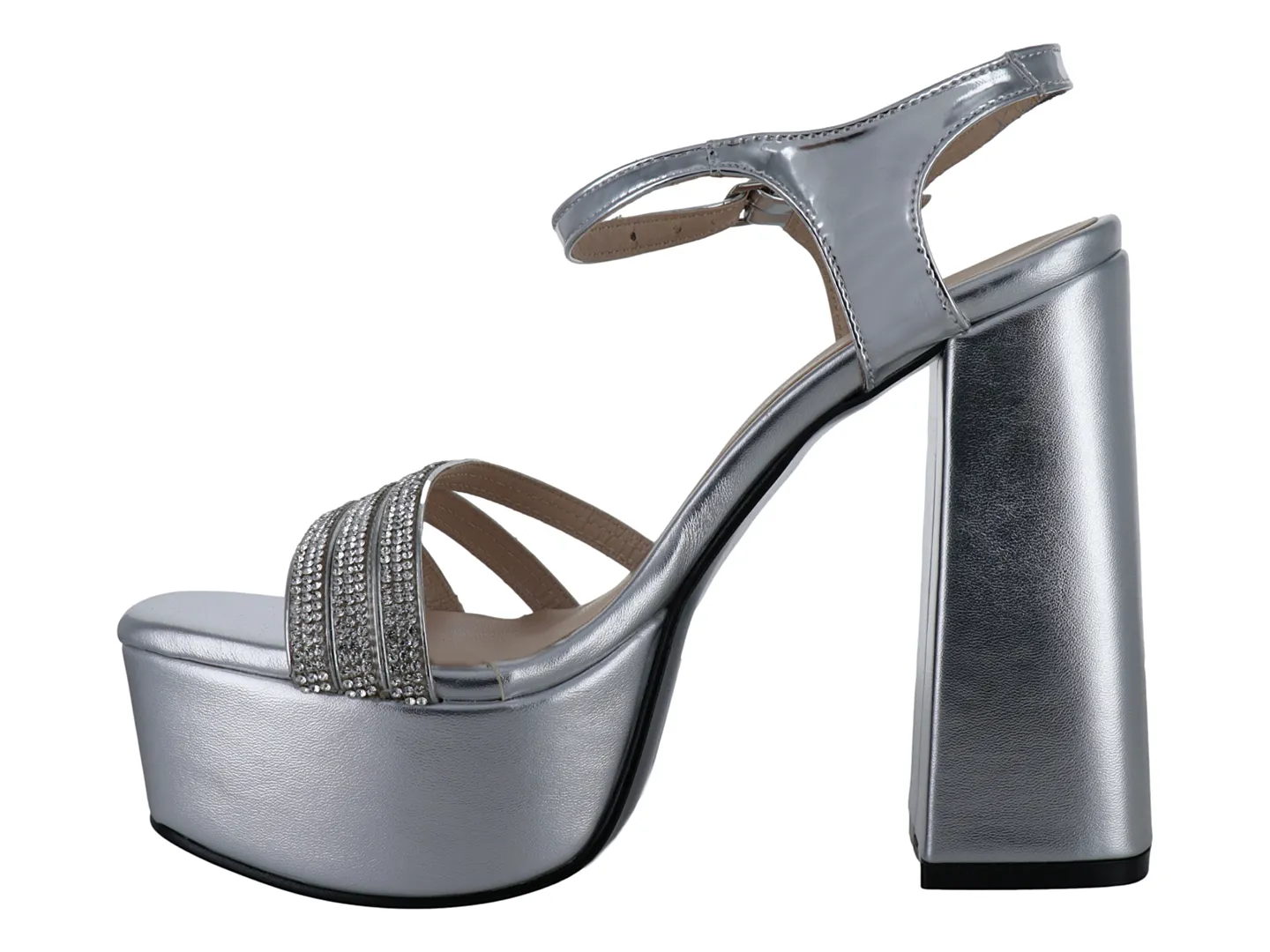 Tacones Roze 4130 Plata Para Mujer