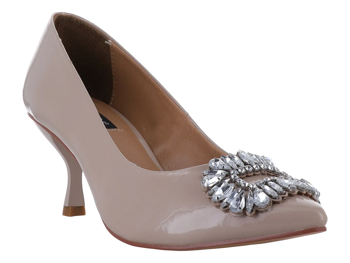 Tacones Salamandra 3703 Nude Para Mujer