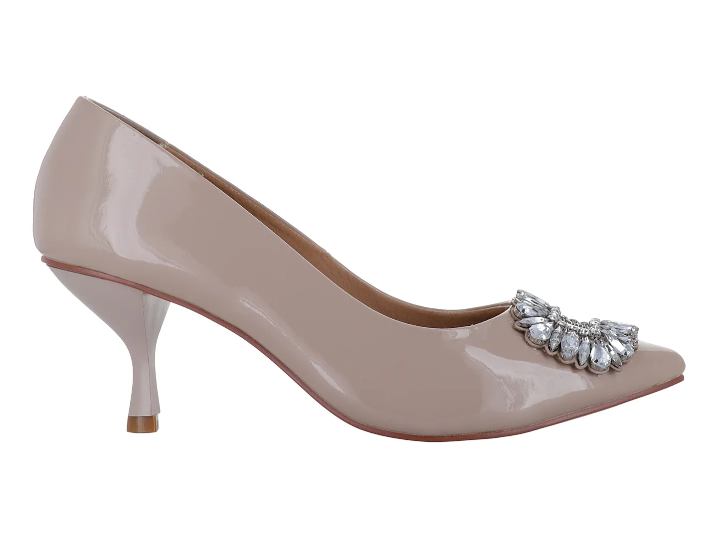 Tacones Salamandra 3703 Nude Para Mujer