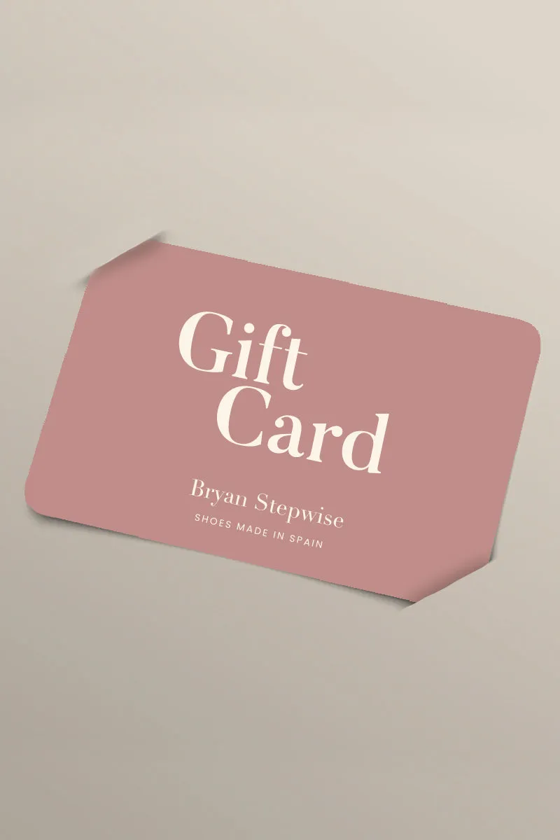 Tarjeta de regalo Bryan Stepwise