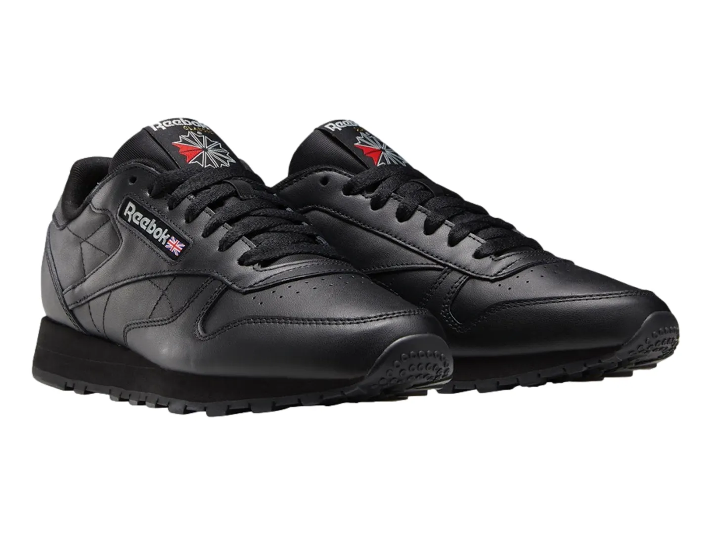 Tenis Reebok Classic Leather Negro Para Hombre