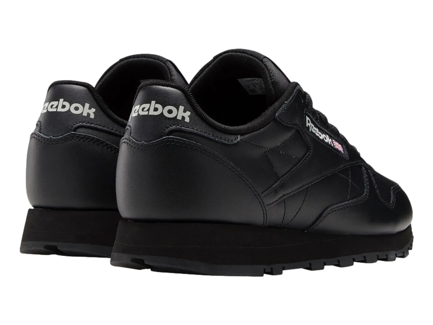 Tenis Reebok Classic Leather Negro Para Hombre
