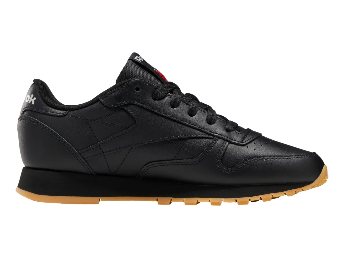 Tenis Reebok Classic Leather Negro Para Mujer