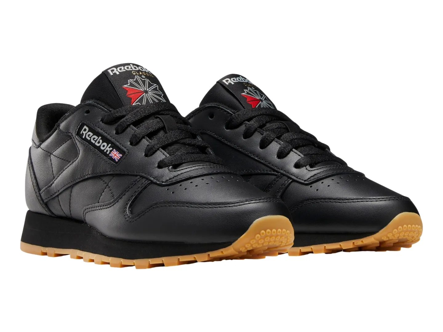 Tenis Reebok Classic Leather Negro Para Mujer