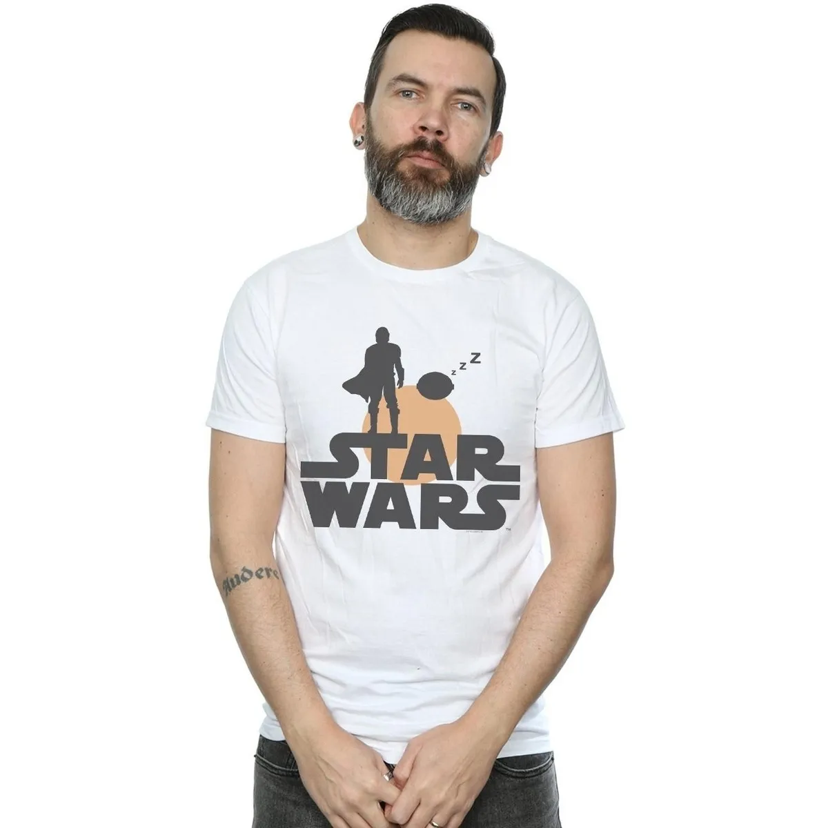 The Mandalorian Mando And The Child Silhouette