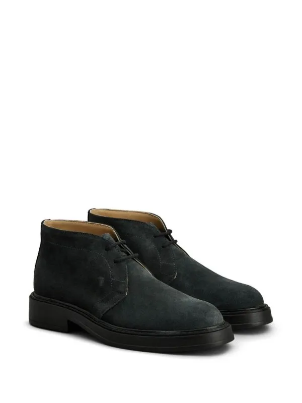 TOD'S ZAPATOS CON CORDONES  GRIS