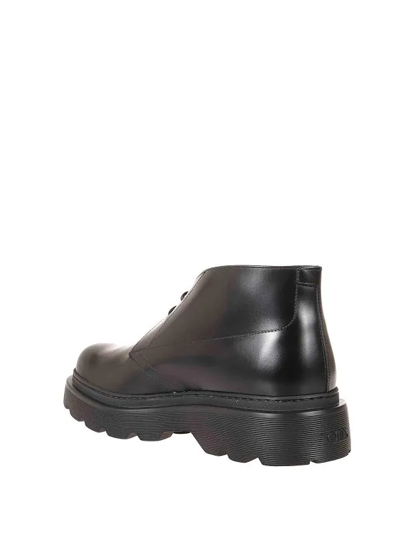 TOD'S ZAPATOS CON CORDONES  NEGRO