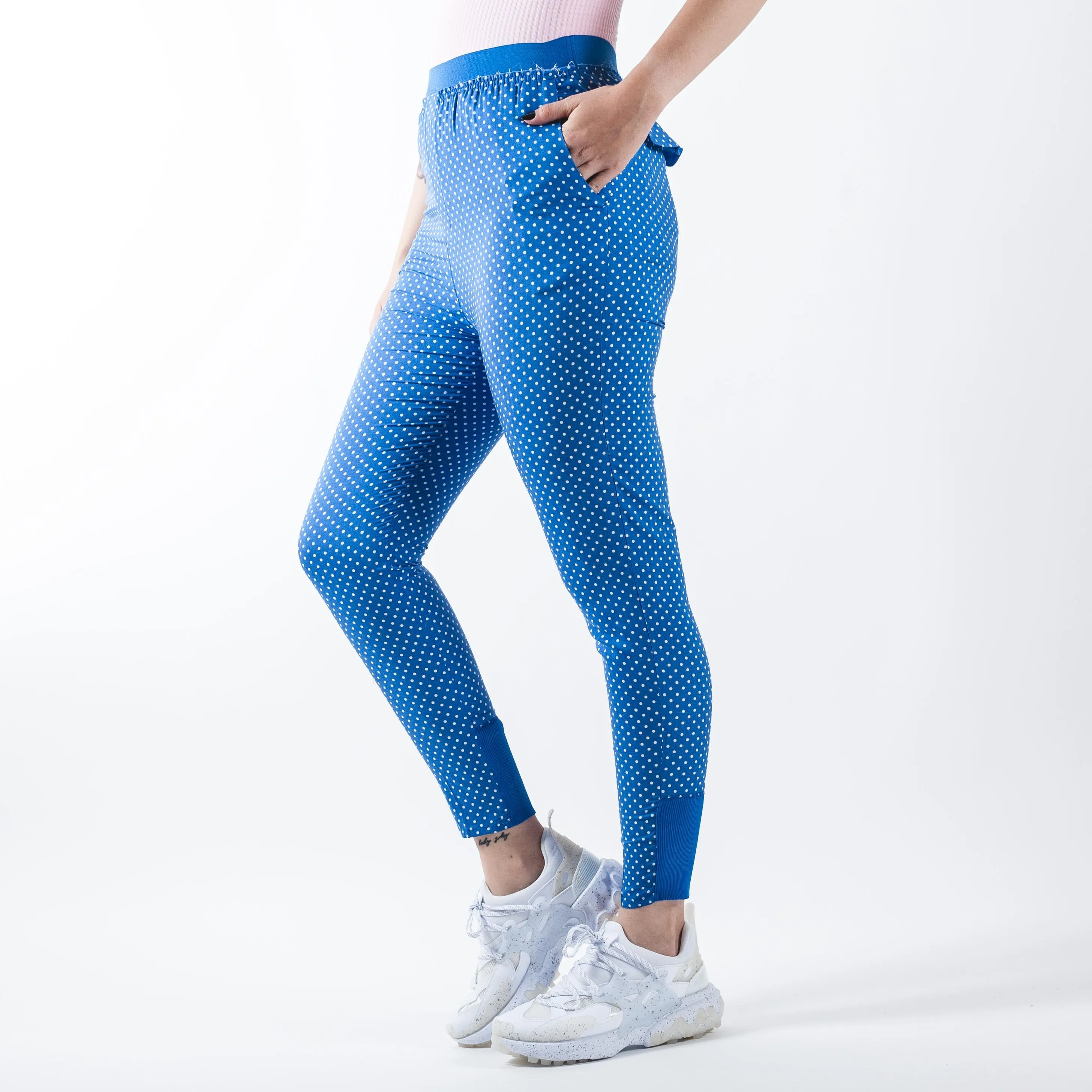 Undercover Blue Polka Pants