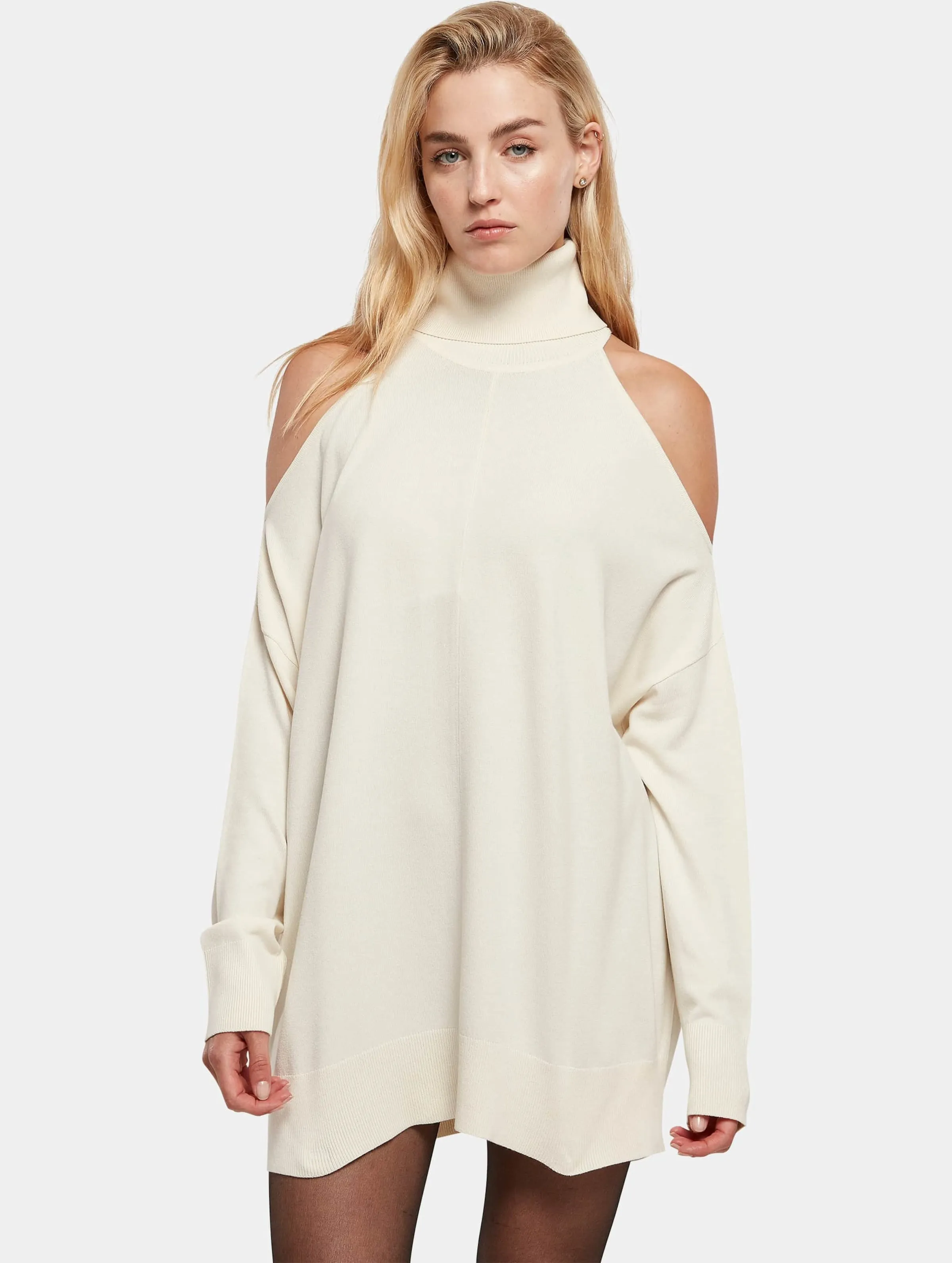 Urban Classics Ladies Cold Shoulder Turtelneck