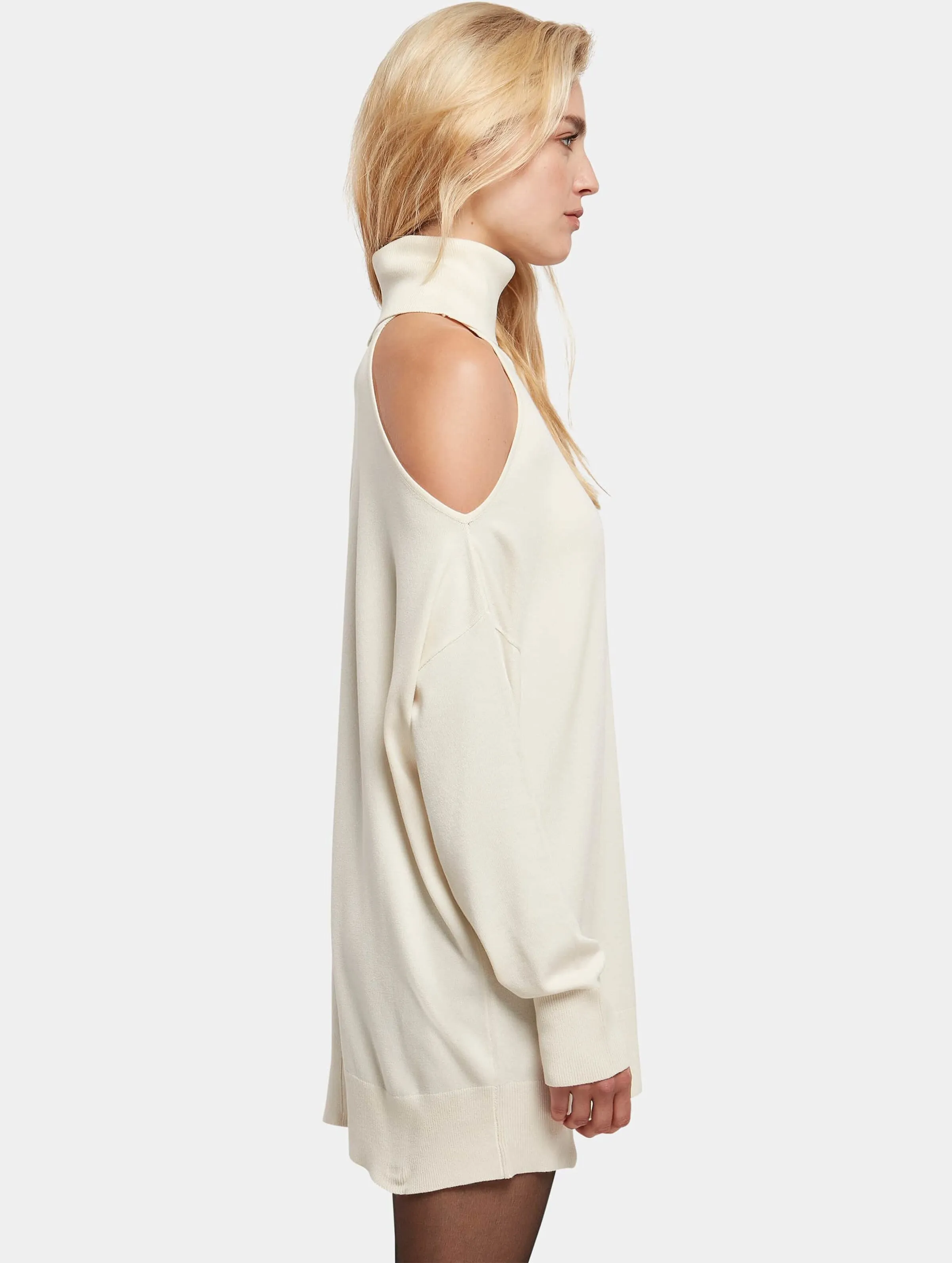 Urban Classics Ladies Cold Shoulder Turtelneck