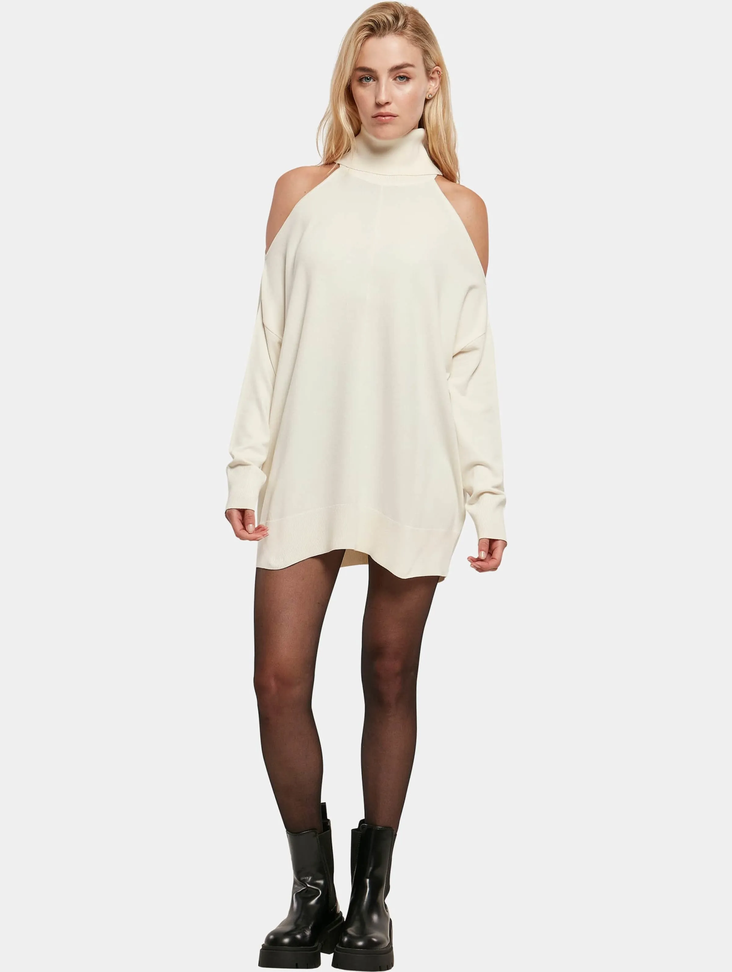 Urban Classics Ladies Cold Shoulder Turtelneck
