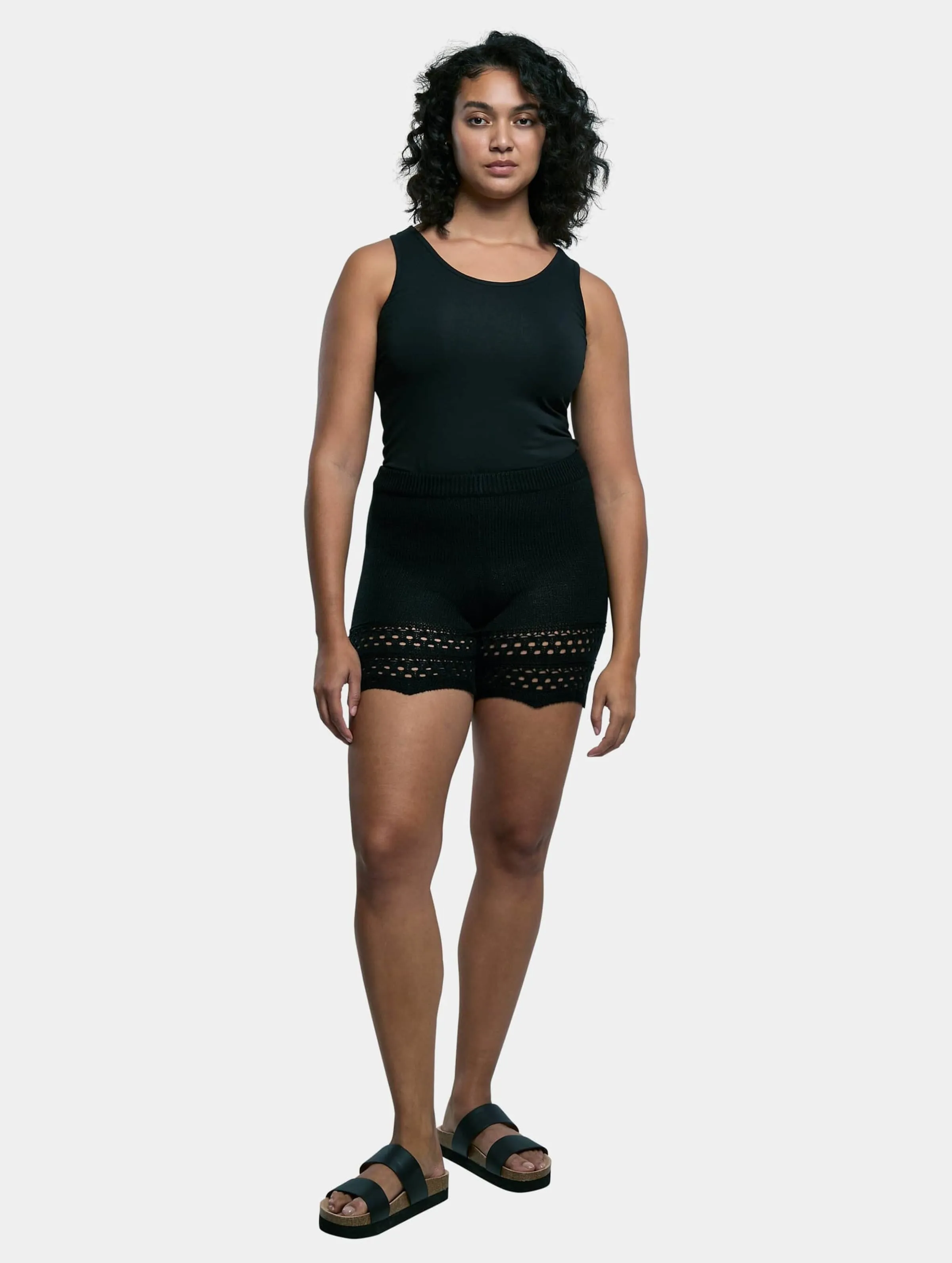 Urban Classics Ladies Crochet Knit