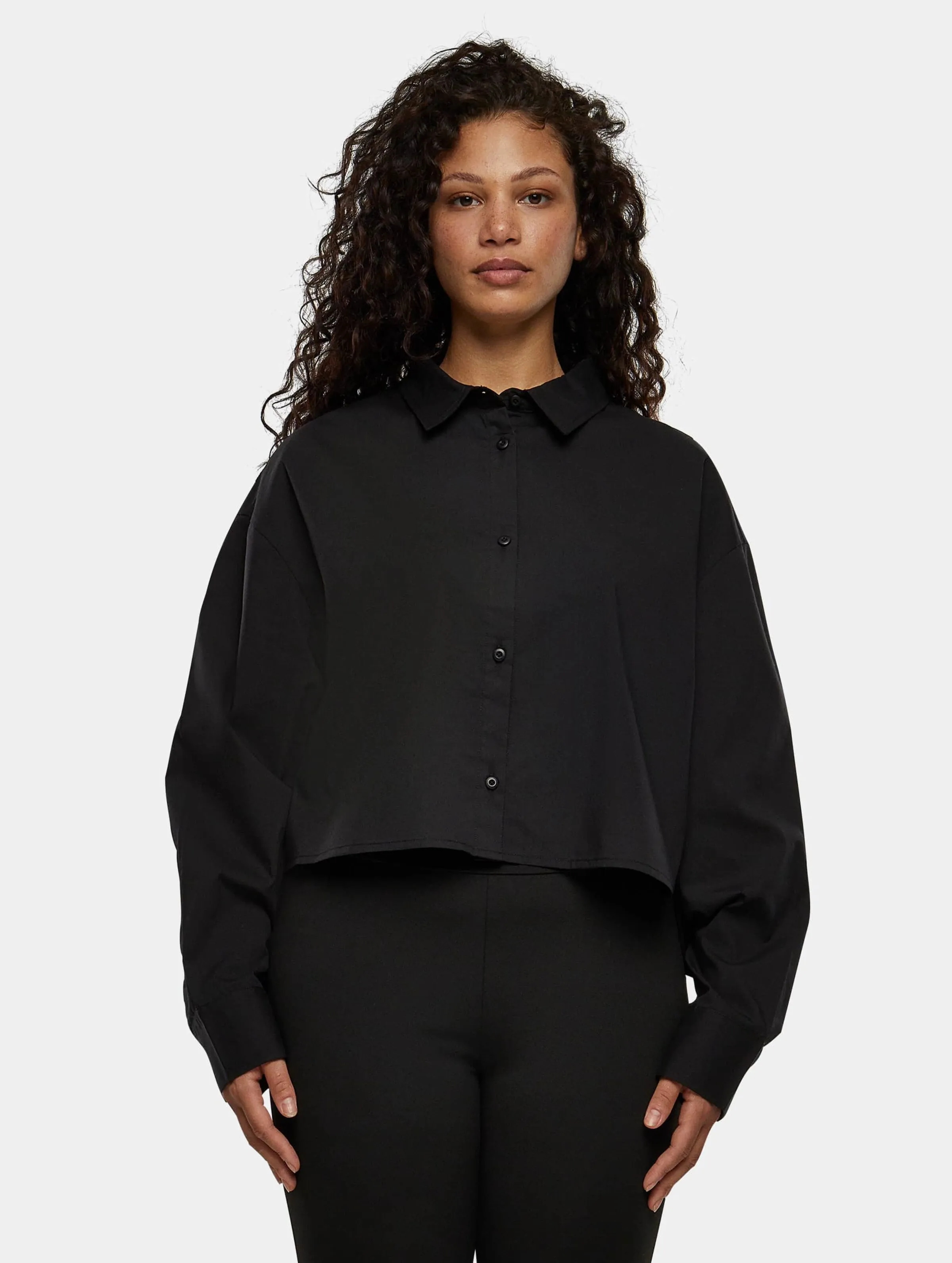 Urban Classics Ladies Cropped Oversized Blouse