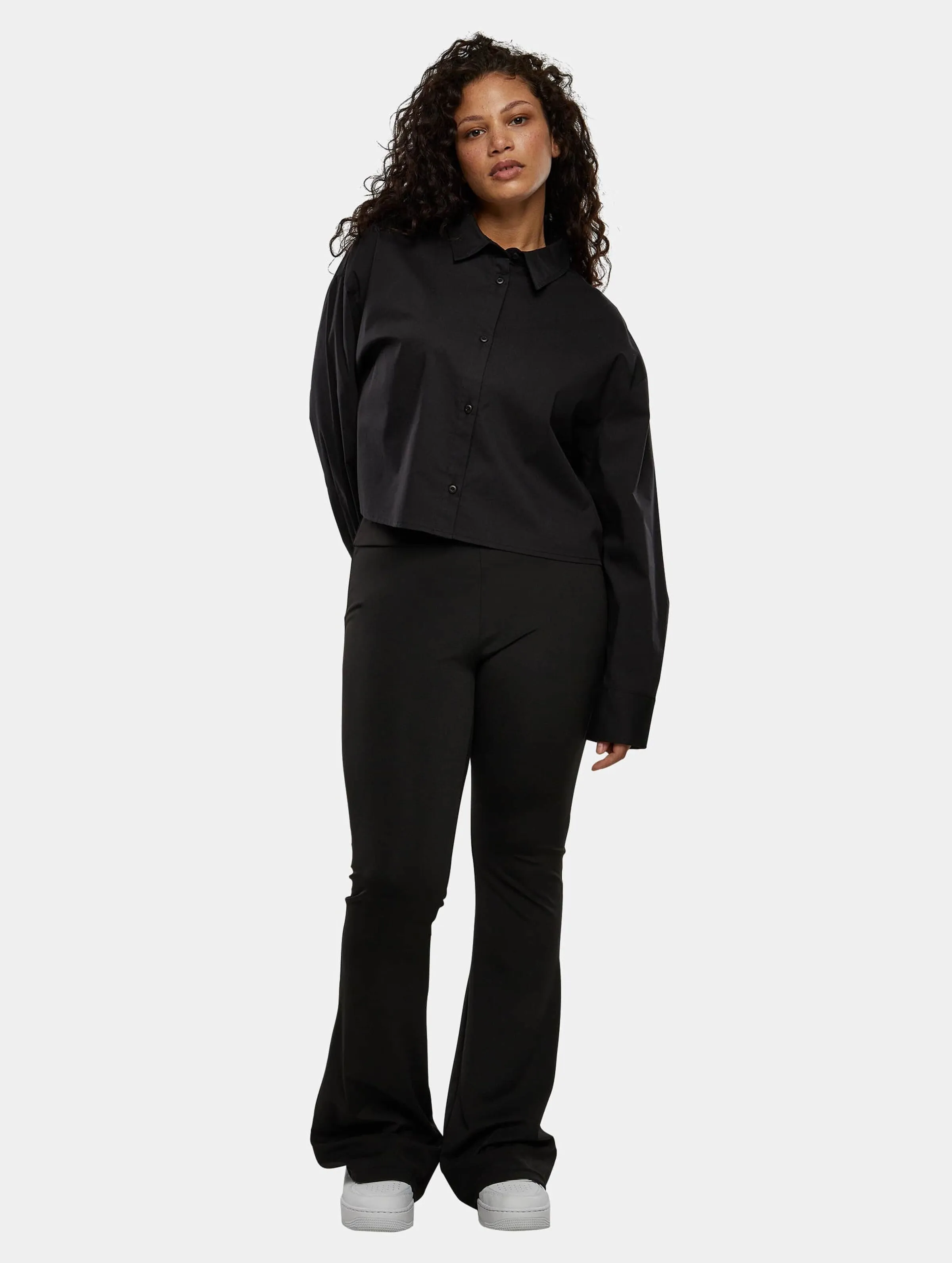 Urban Classics Ladies Cropped Oversized Blouse