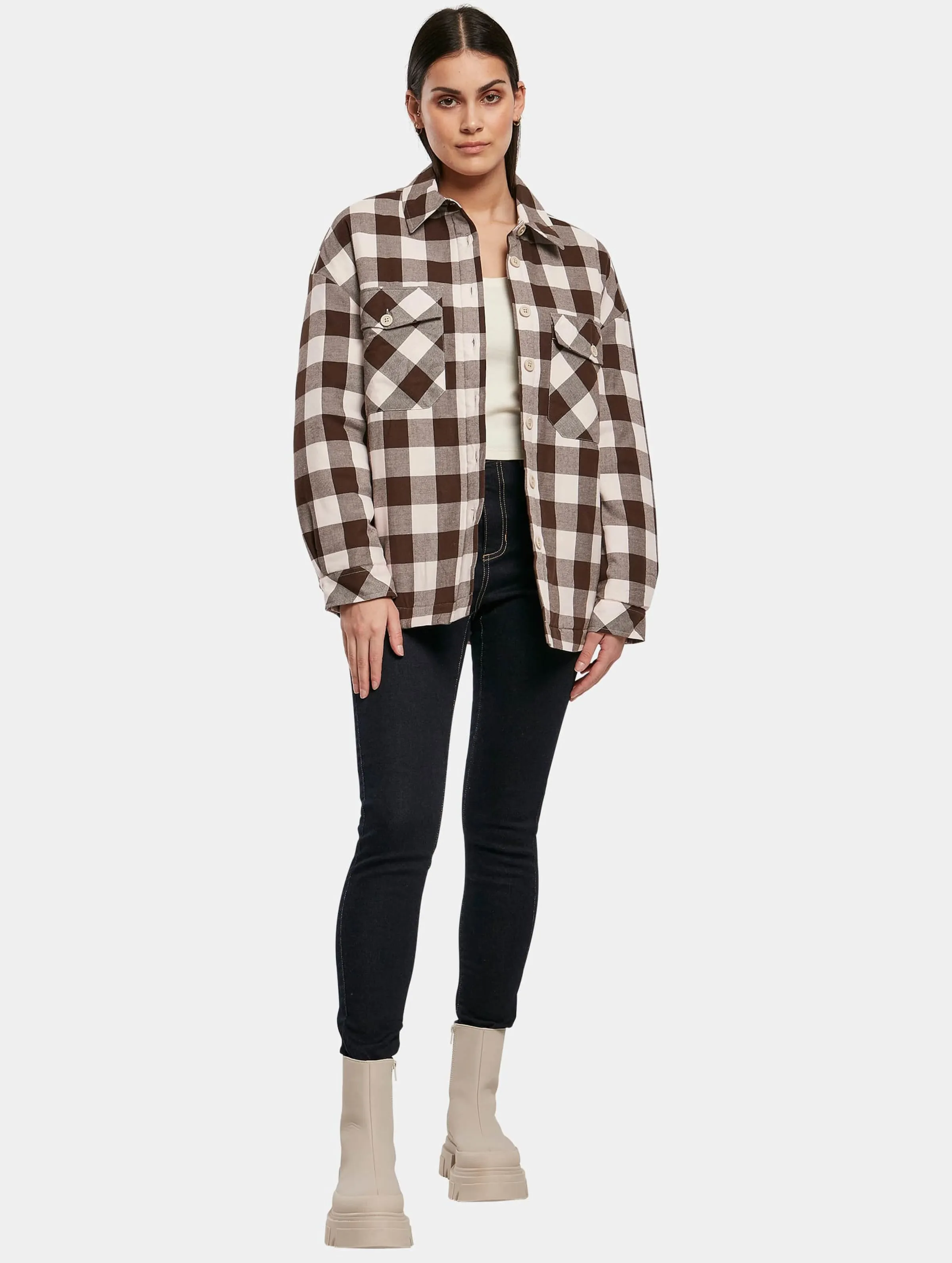 Urban Classics Ladies Flanell Padded