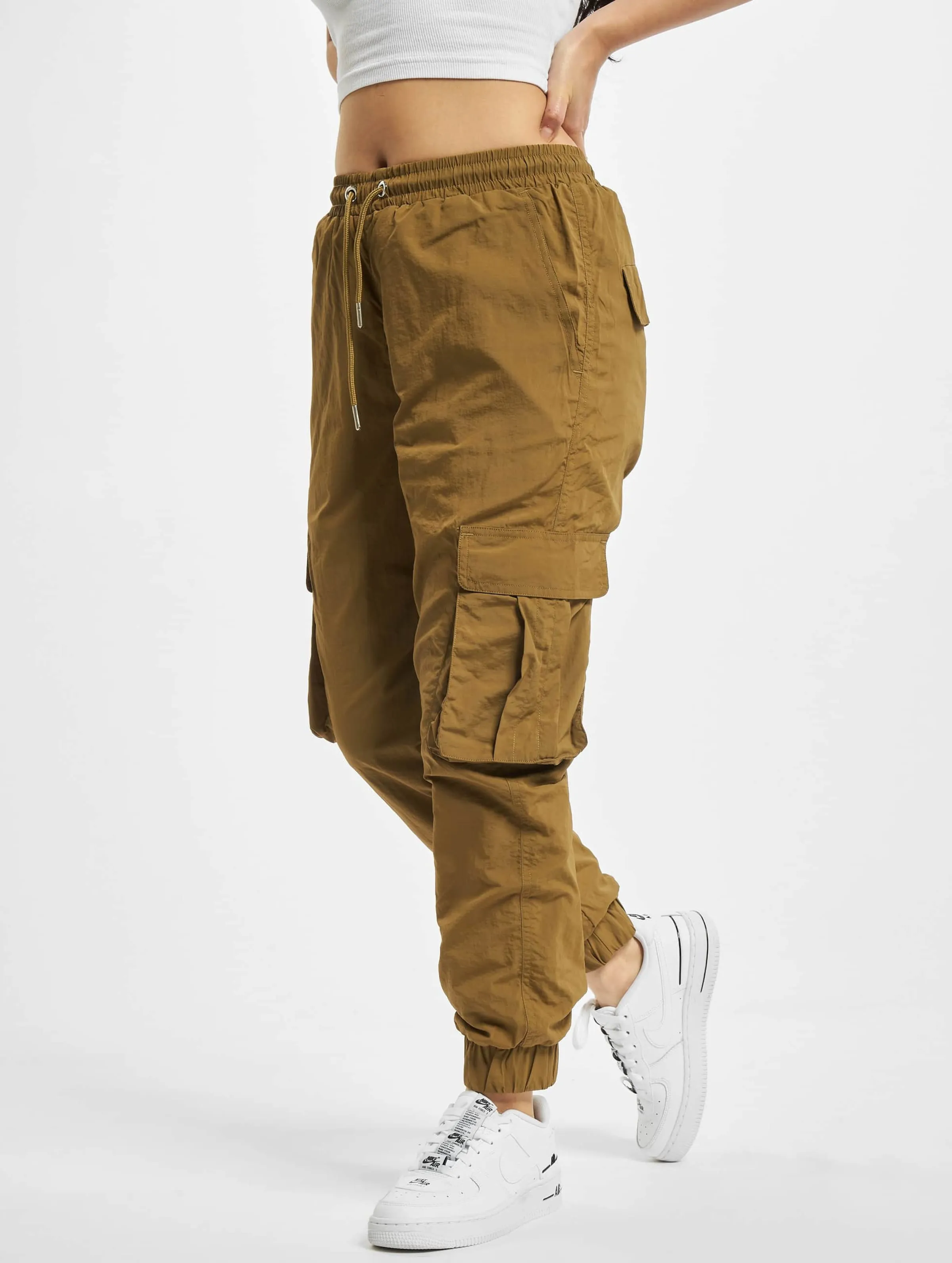 Urban Classics Ladies High Waist Crinkle Nylon