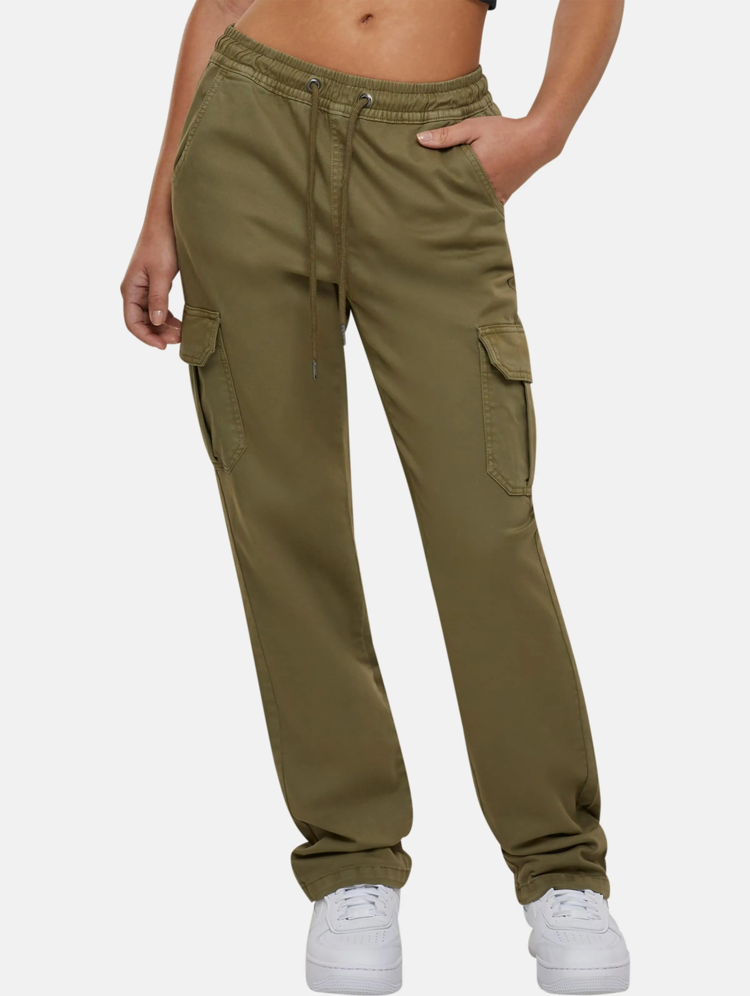 Urban Classics Ladies High Waist Twill