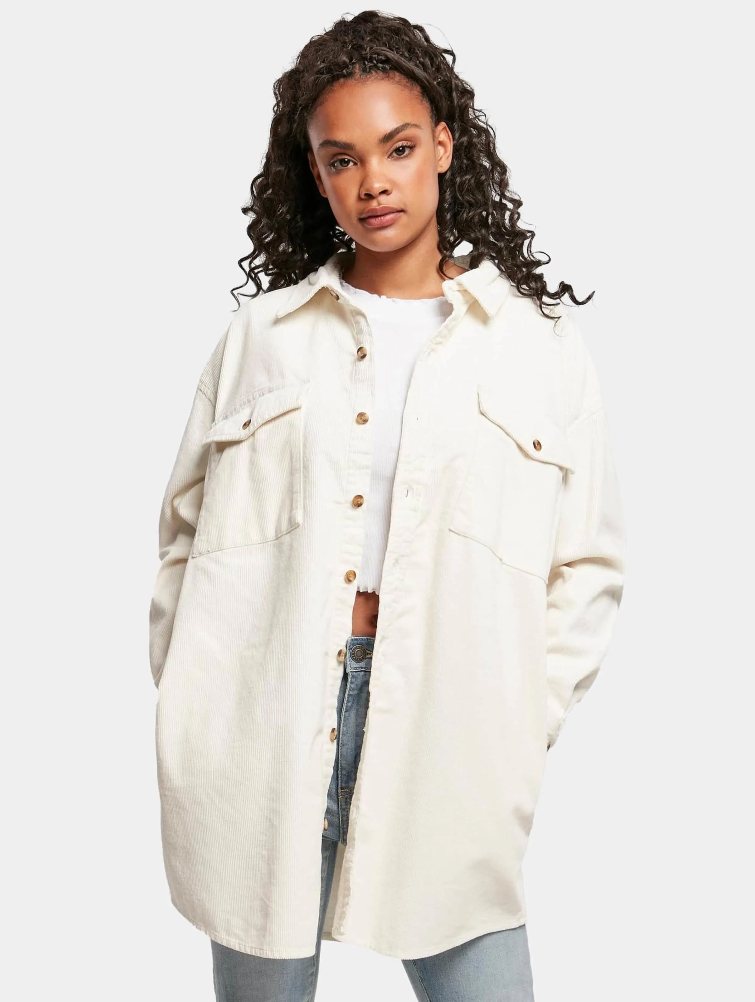 Urban Classics Ladies Long Corduroy