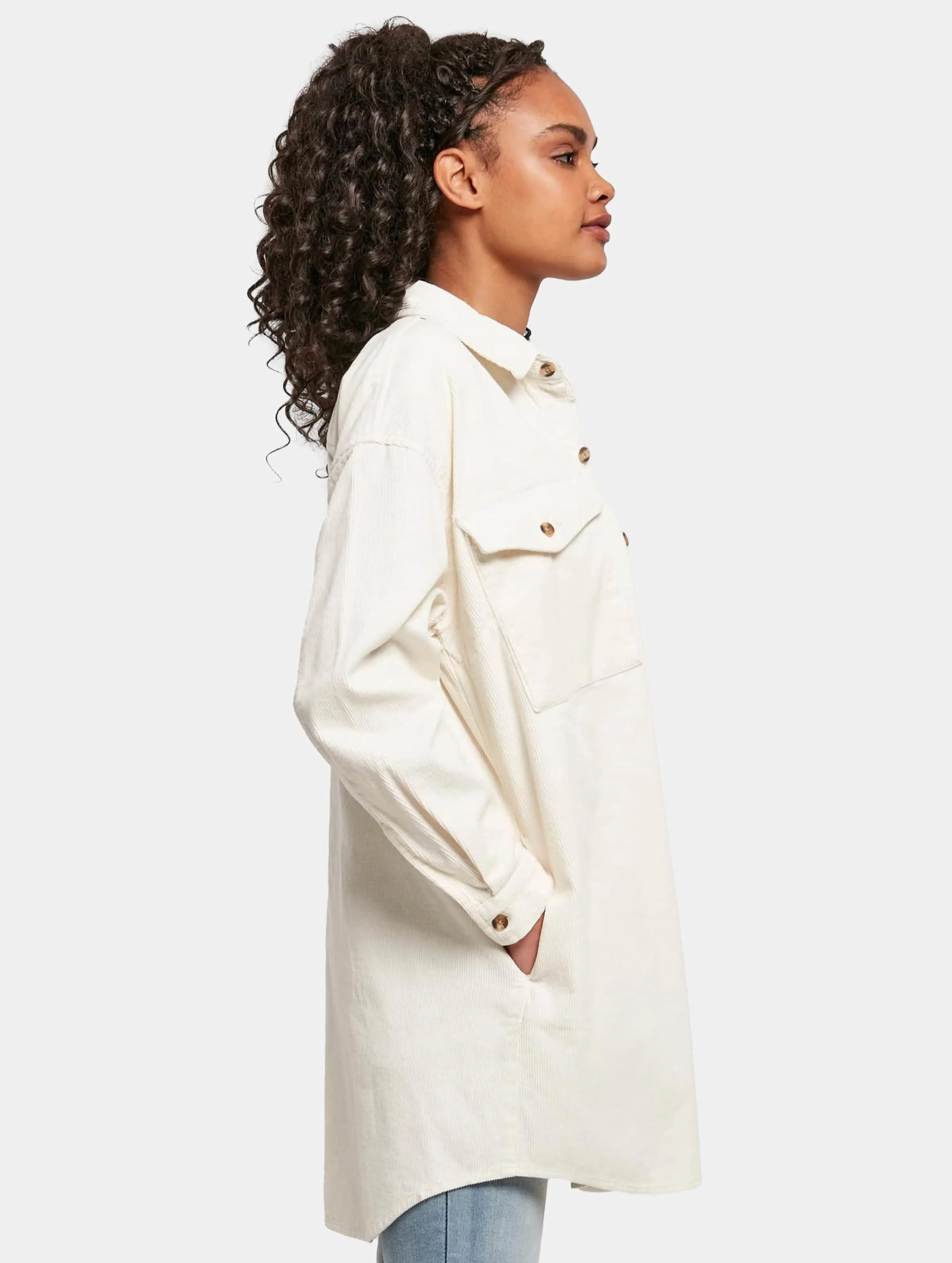 Urban Classics Ladies Long Corduroy