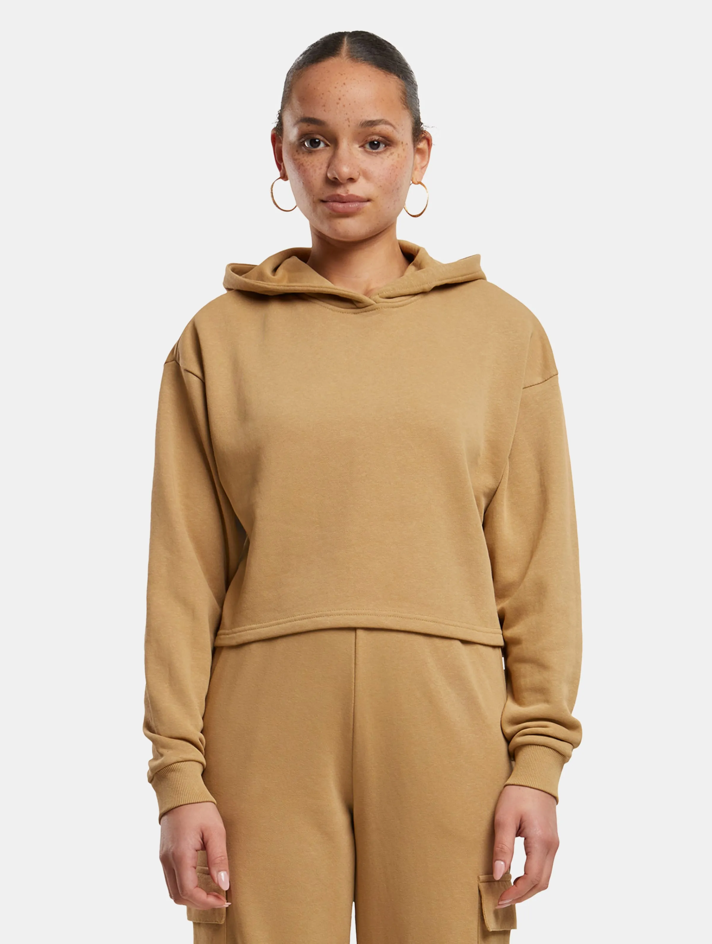 Urban Classics Ladies Oversized Cropped Light Terry