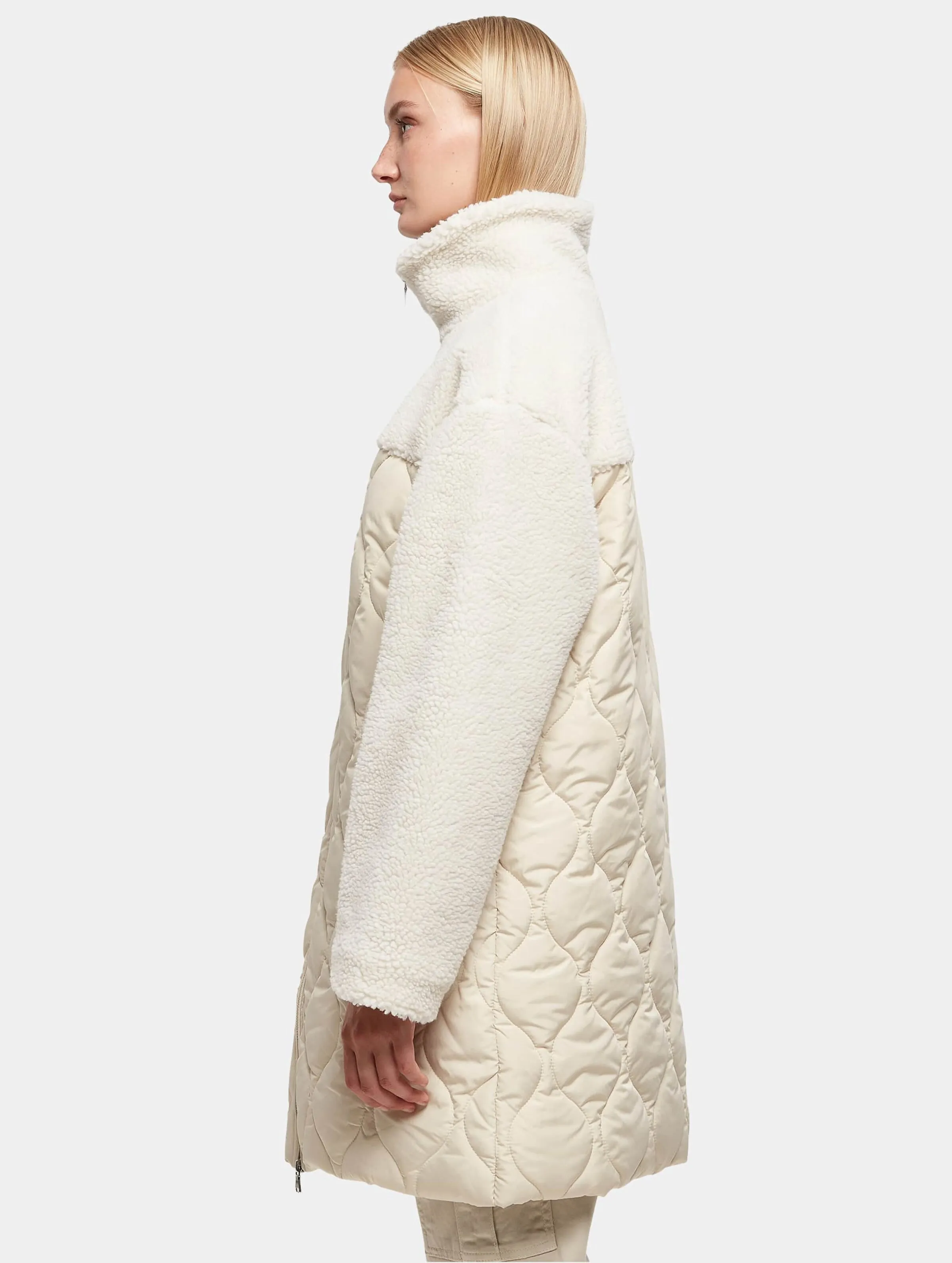Urban Classics Ladies Oversized Sherpa Quilted