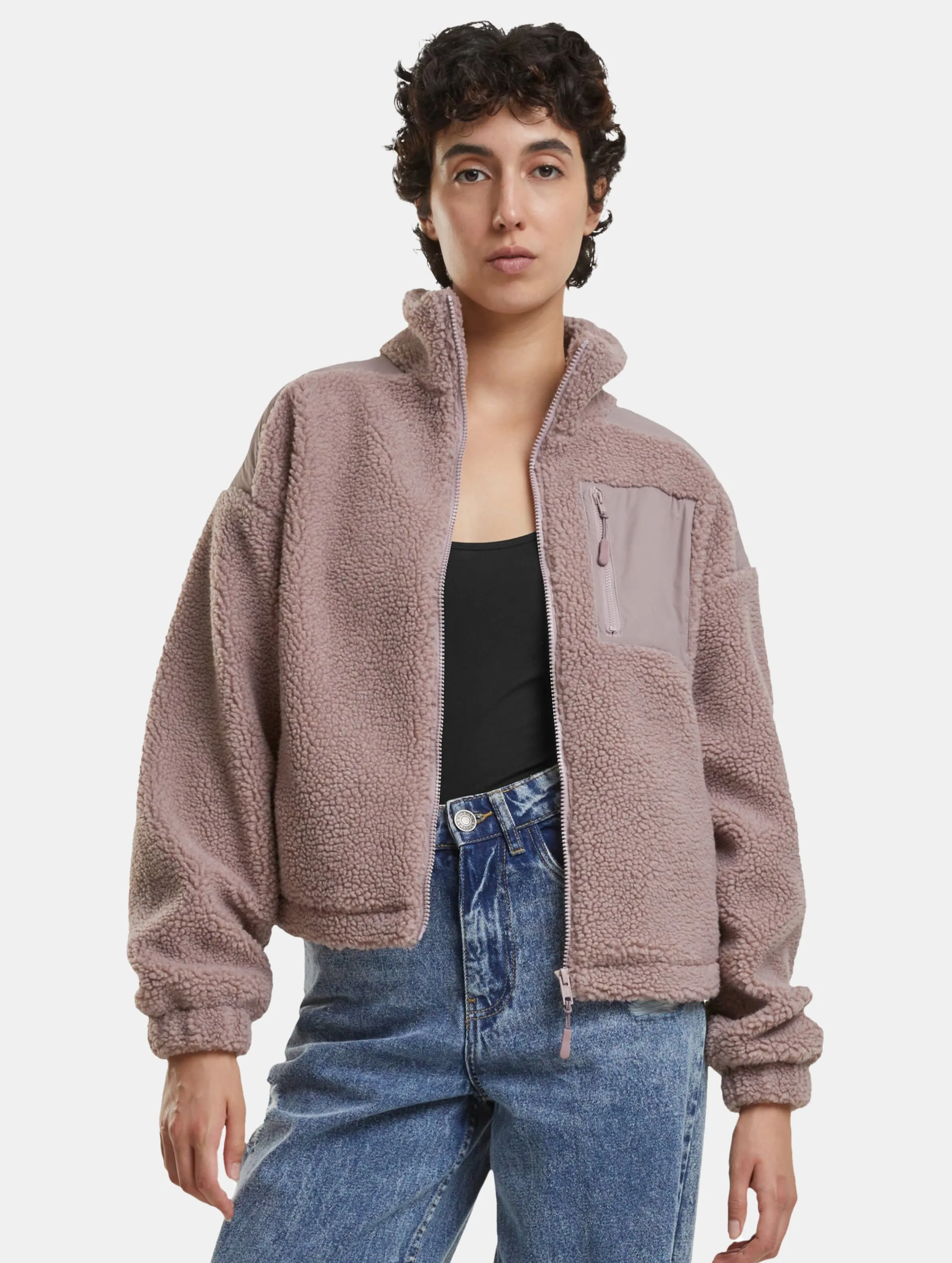 Urban Classics Ladies Sherpa Mix
