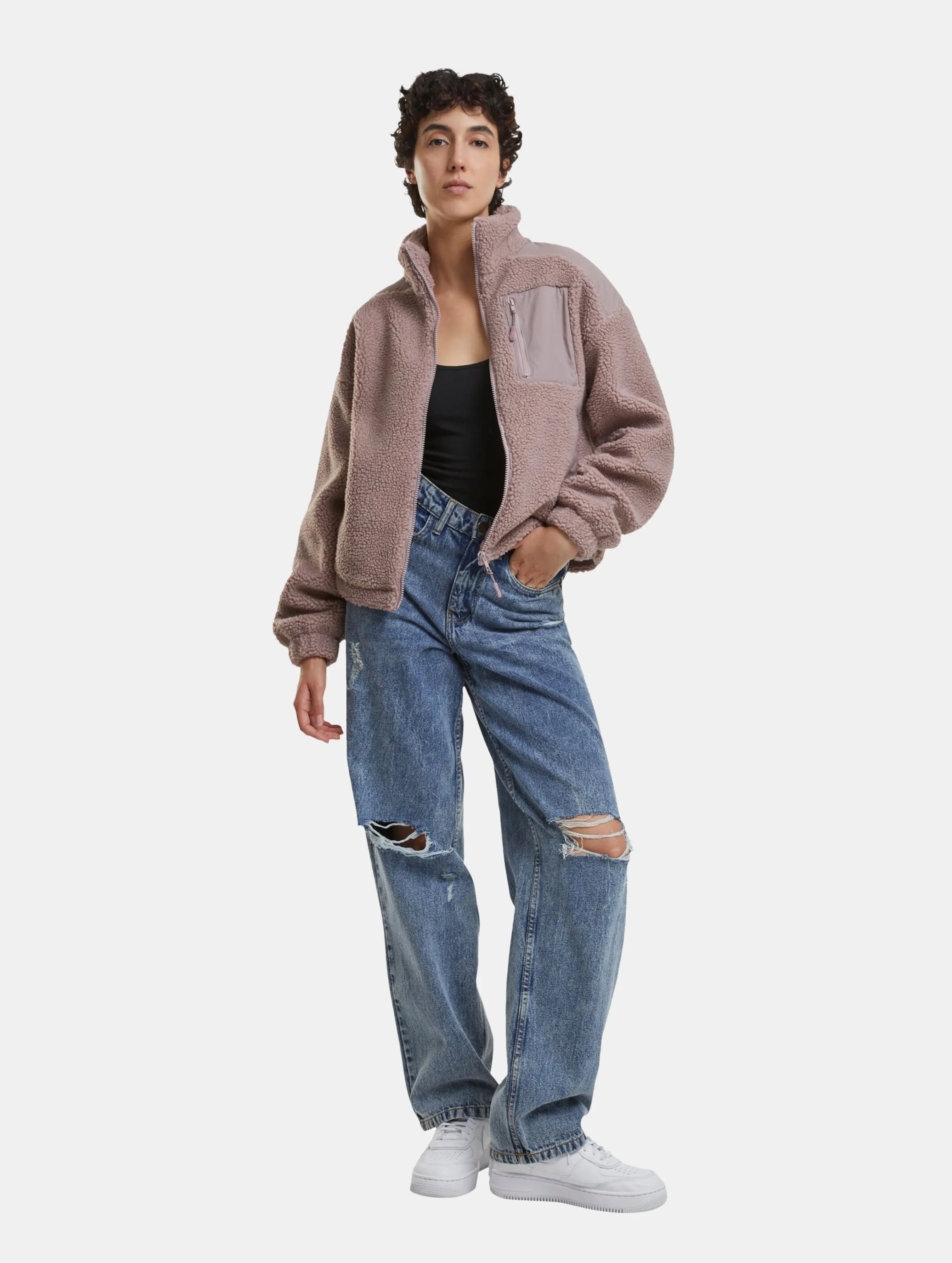 Urban Classics Ladies Sherpa Mix