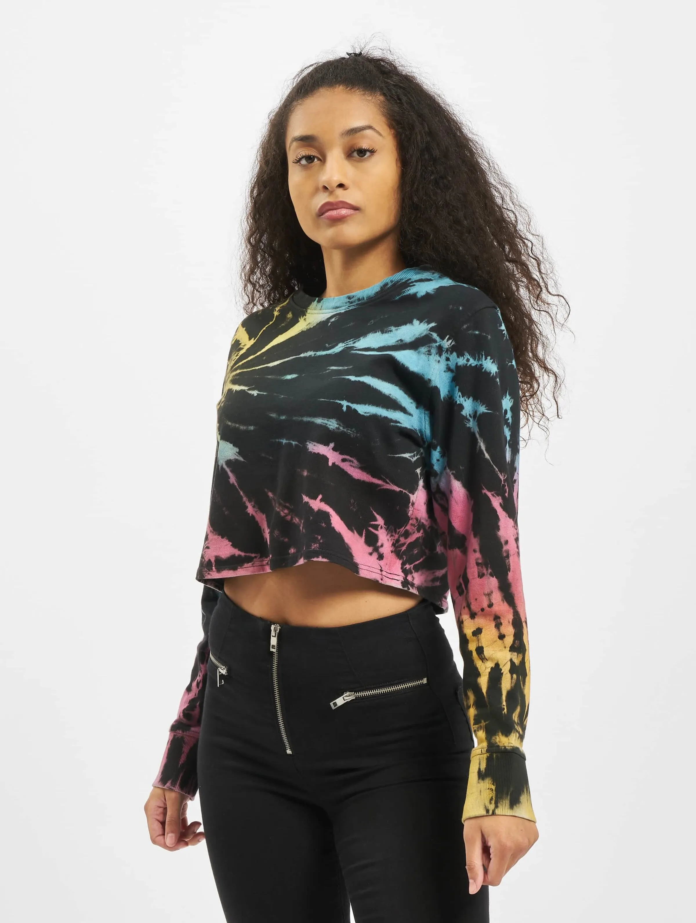 Urban Classics Ladies Tie Dye Cropped