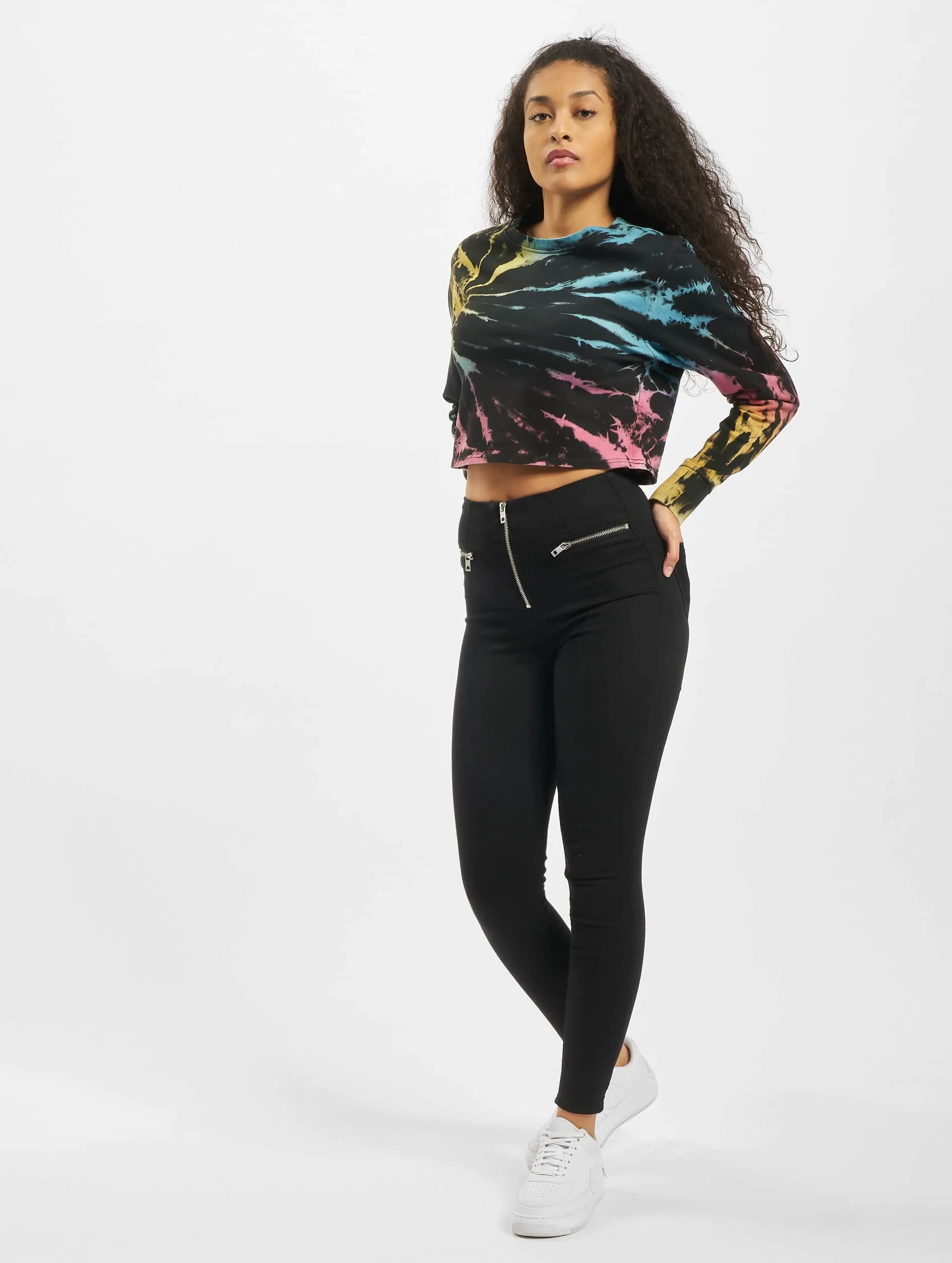 Urban Classics Ladies Tie Dye Cropped