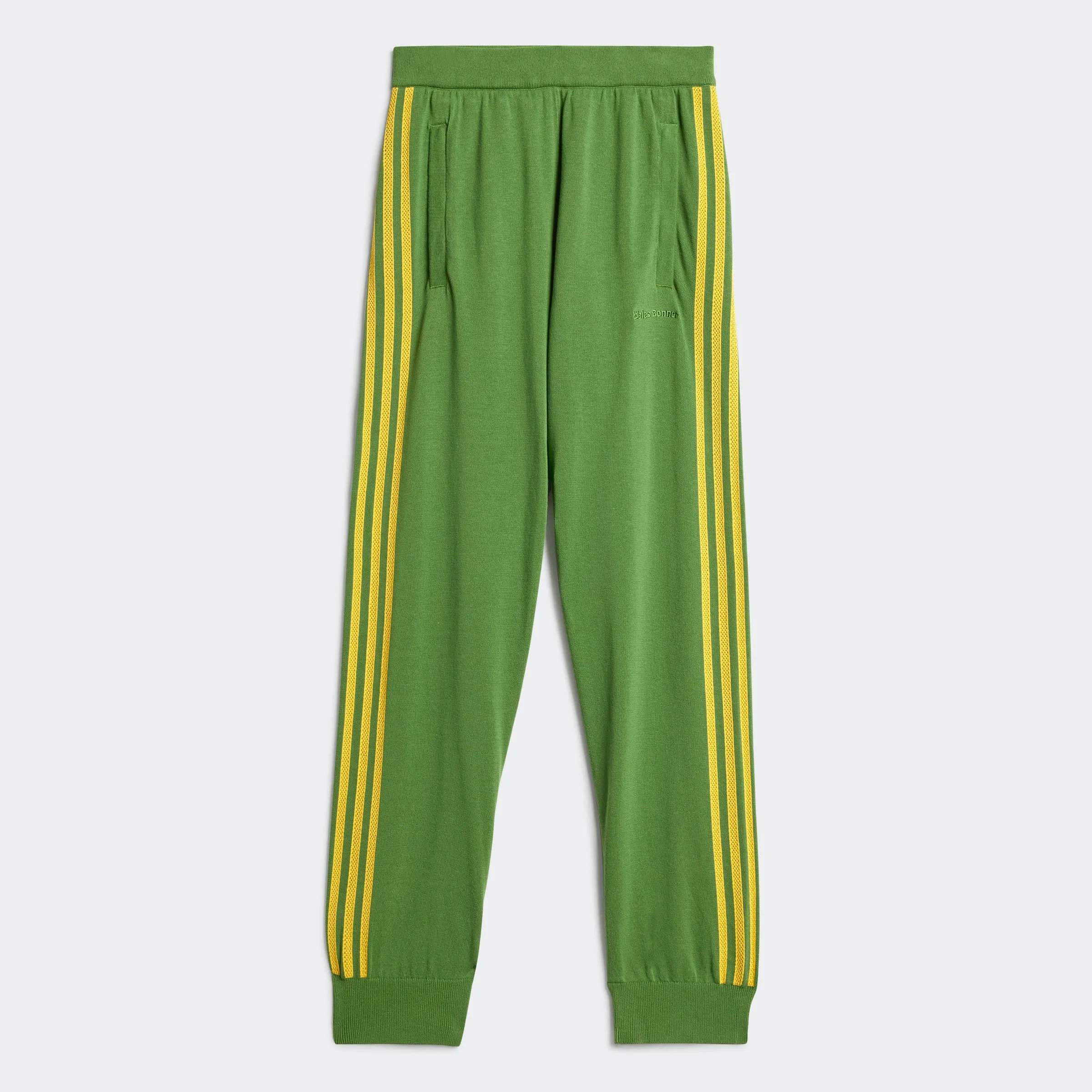 Wales Bonner Knit Track Pants Crew Green / Bold Gold