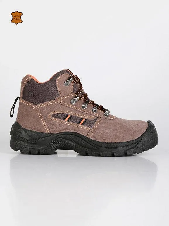 Wentai Botas de seguridad de ante para mujer