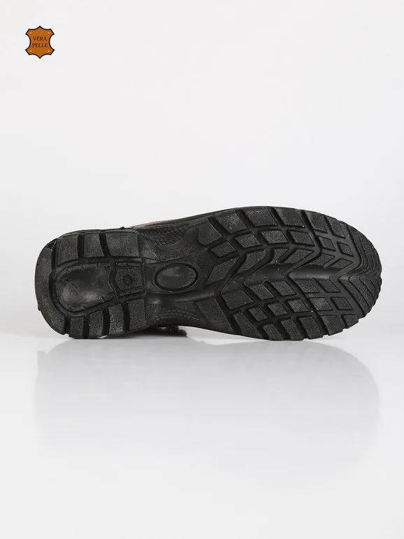 Wentai Botas de seguridad de ante para mujer