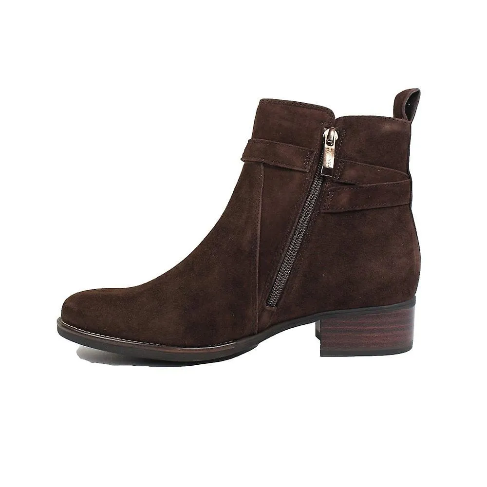 Women's Tamaris 25031 43 304 | Mocca Brown Suede | Women's Ankle Boots