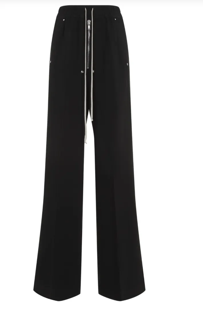 Woven Pants Wide Bela Black