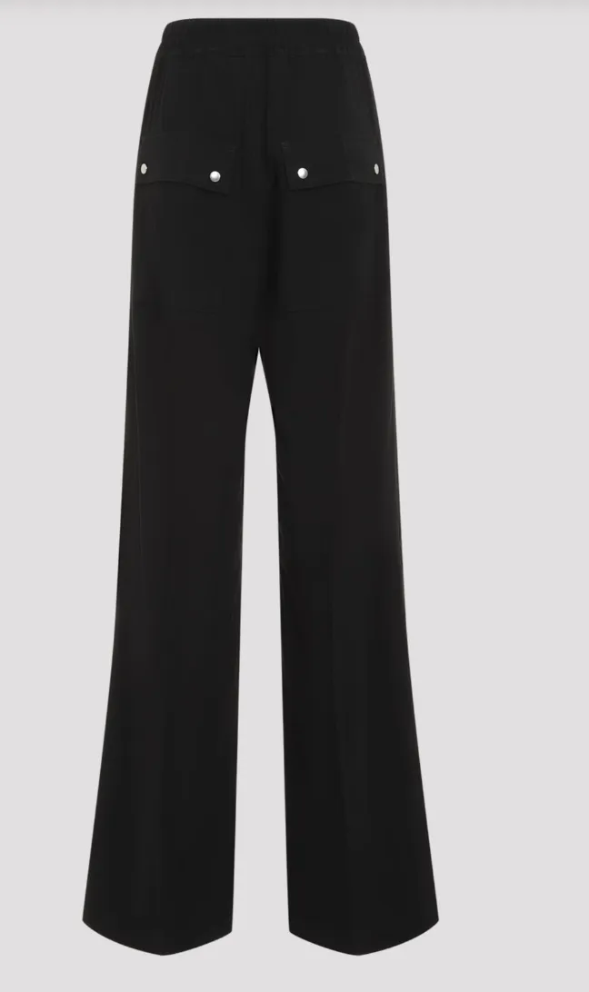 Woven Pants Wide Bela Black