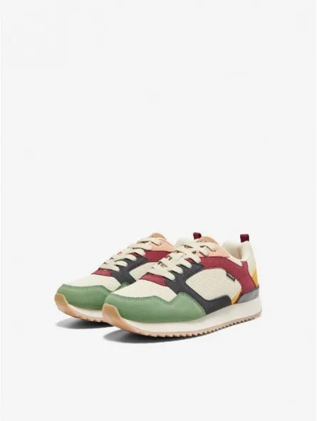 Zapatilla multicolor con cordones