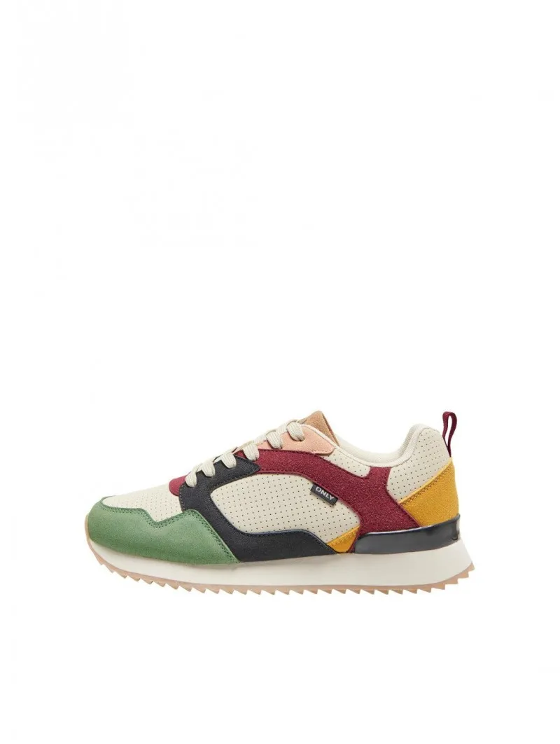 Zapatilla multicolor con cordones