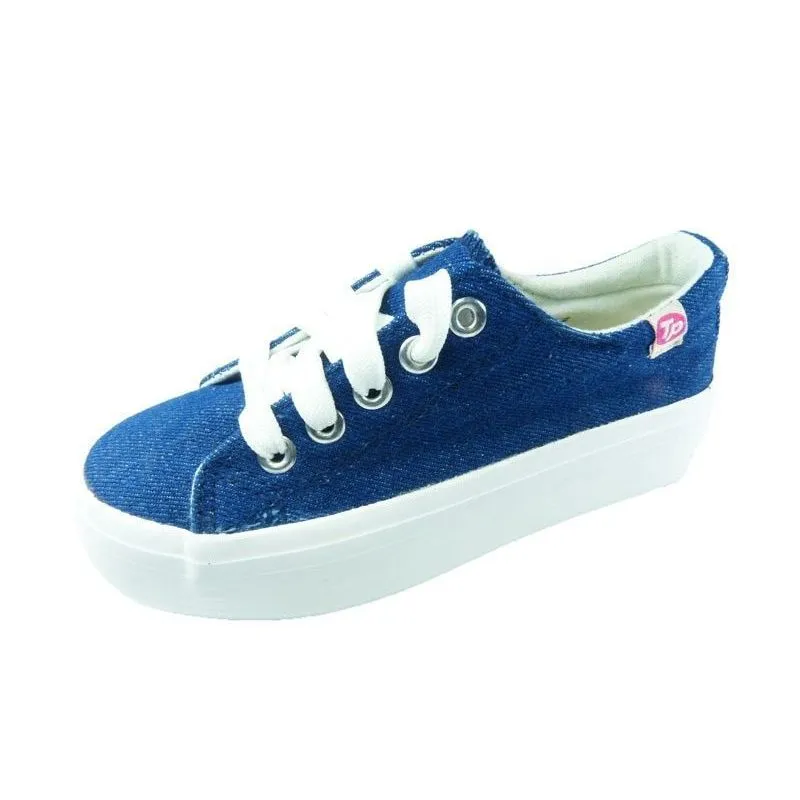Zapatillas de lona niña vaqueras