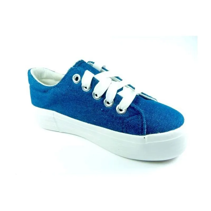 Zapatillas de lona niña vaqueras