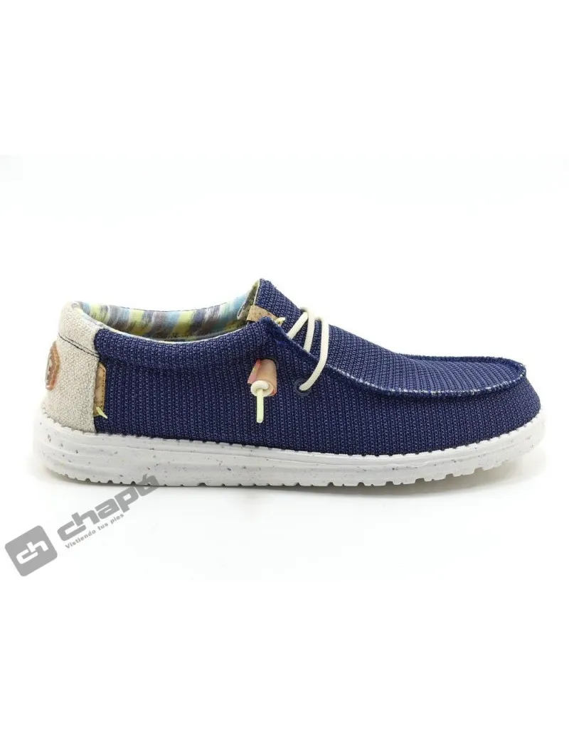Zapatillas Deportiva Azul Dude Wally Eco