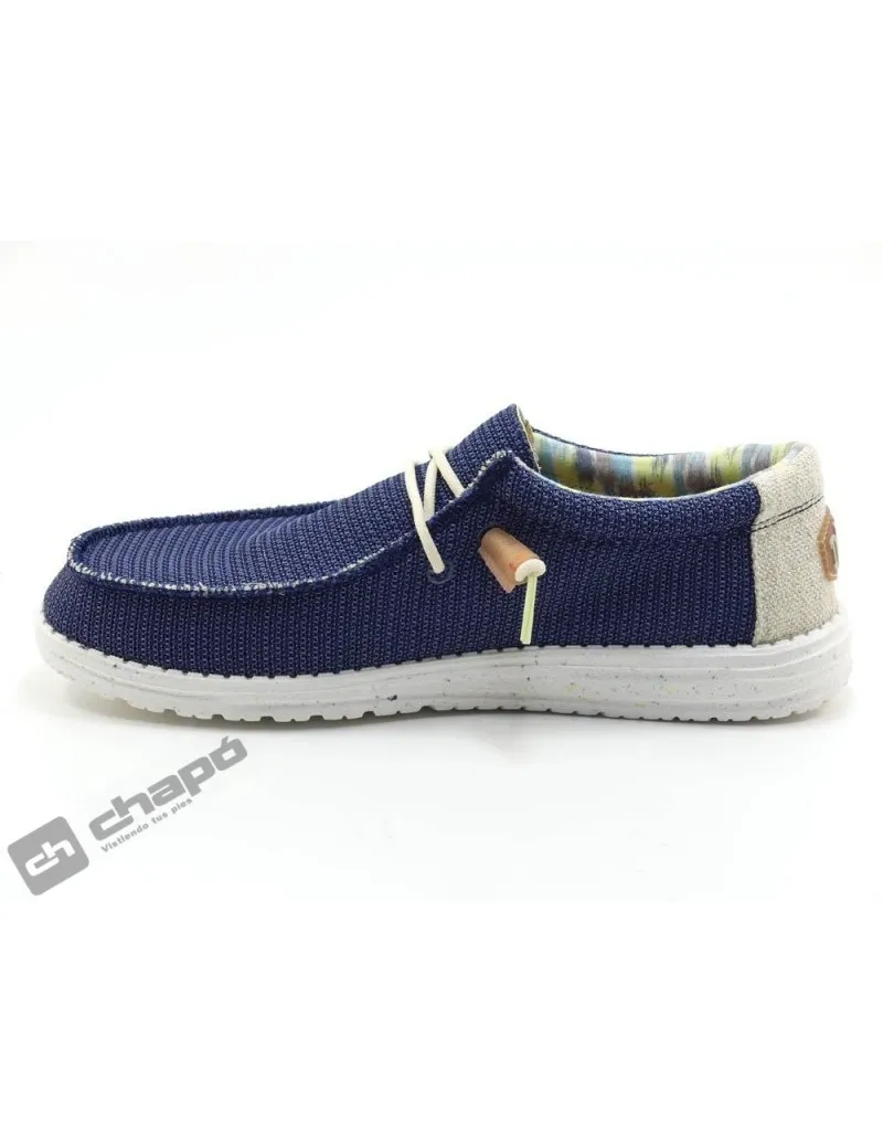 Zapatillas Deportiva Azul Dude Wally Eco