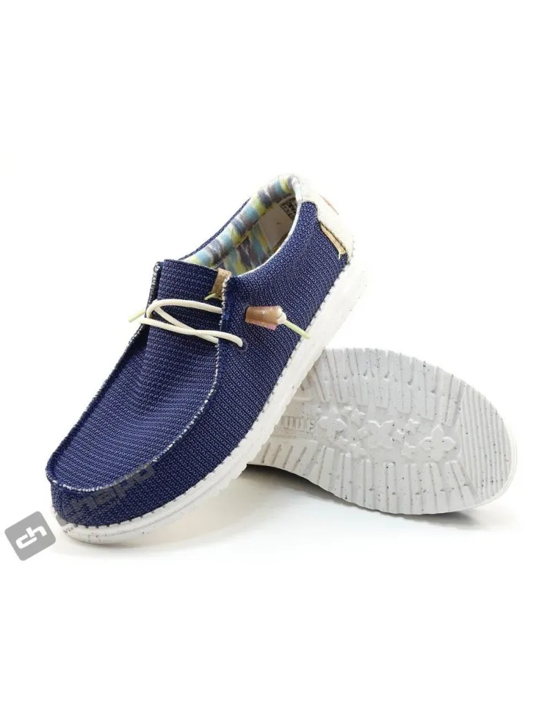 Zapatillas Deportiva Azul Dude Wally Eco