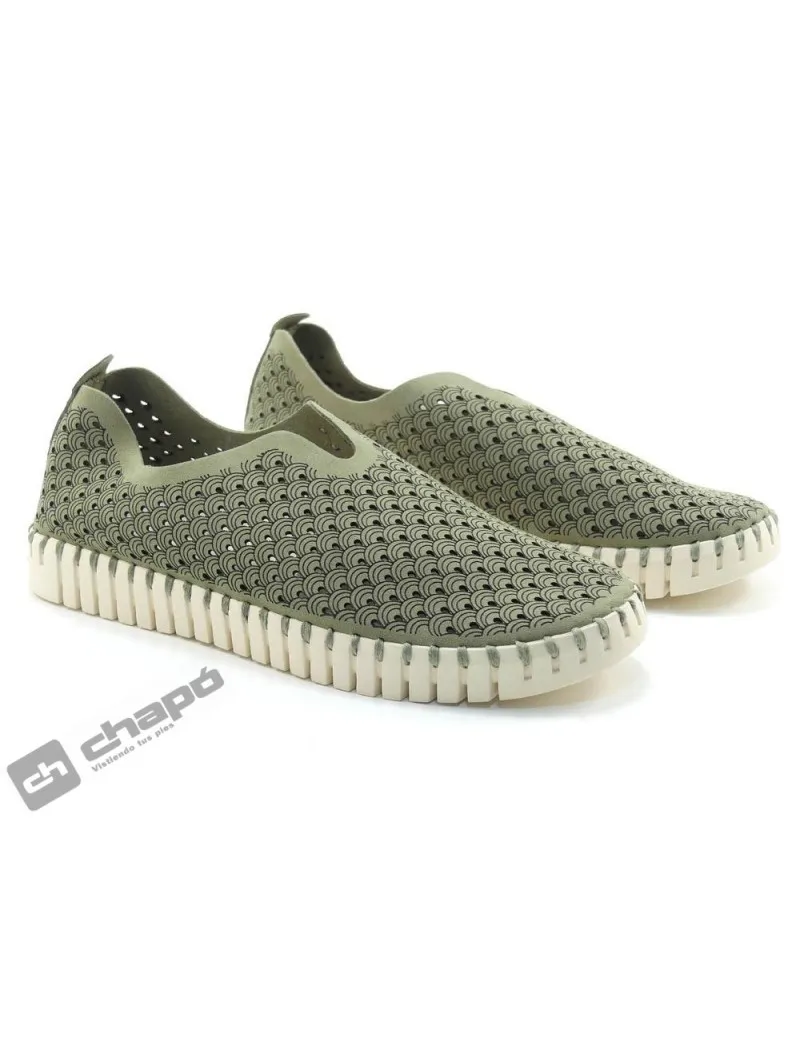 Zapatillas Deportiva Kaki Ilse Jacobsen Tulip 3275