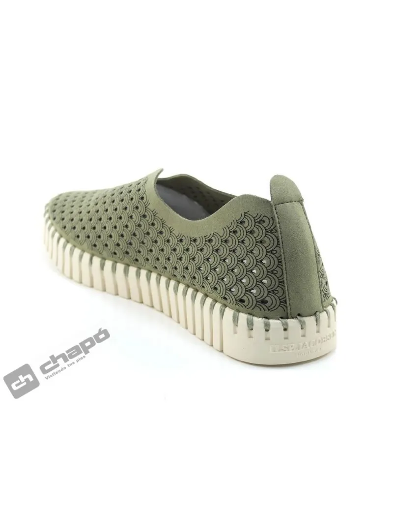 Zapatillas Deportiva Kaki Ilse Jacobsen Tulip 3275