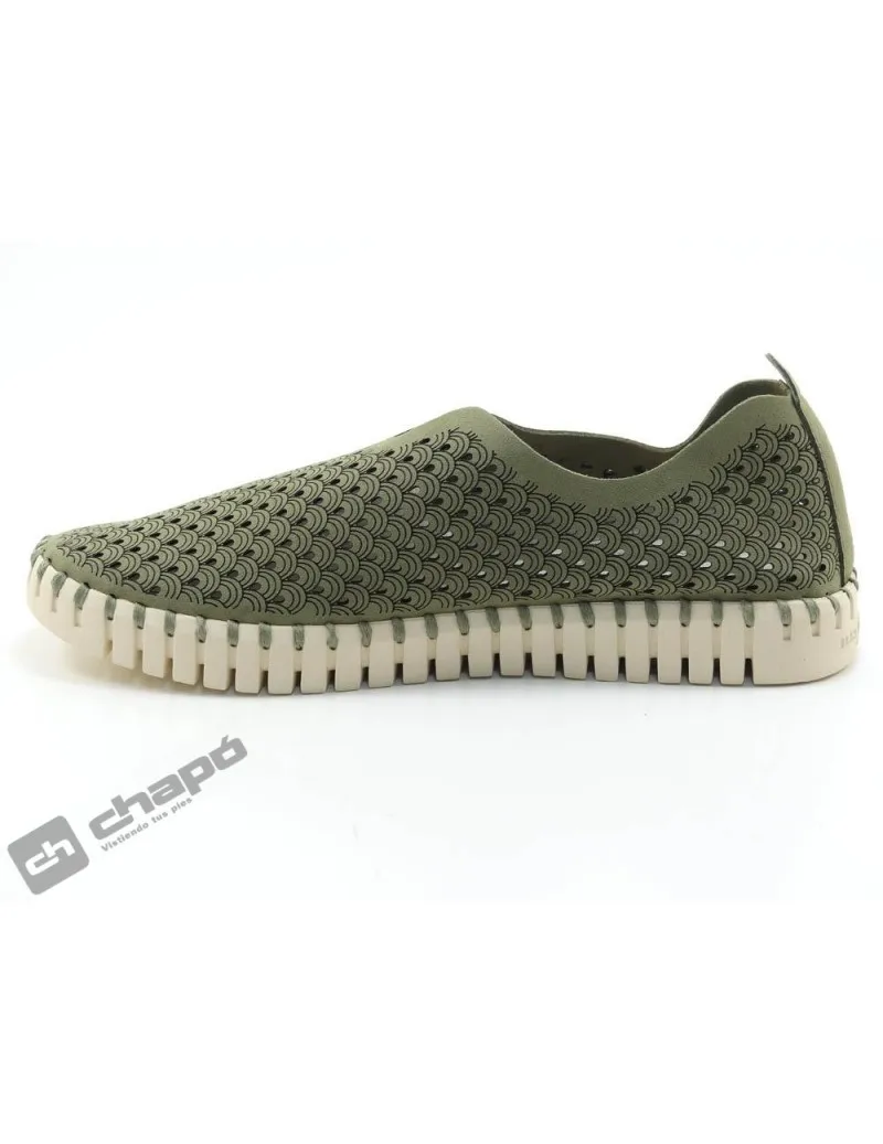 Zapatillas Deportiva Kaki Ilse Jacobsen Tulip 3275