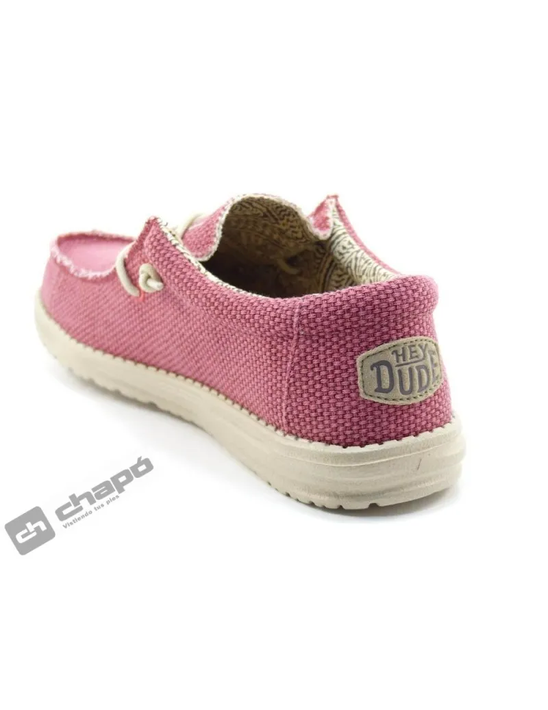 Zapatillas Deportiva Rojo Dude Wally Braided