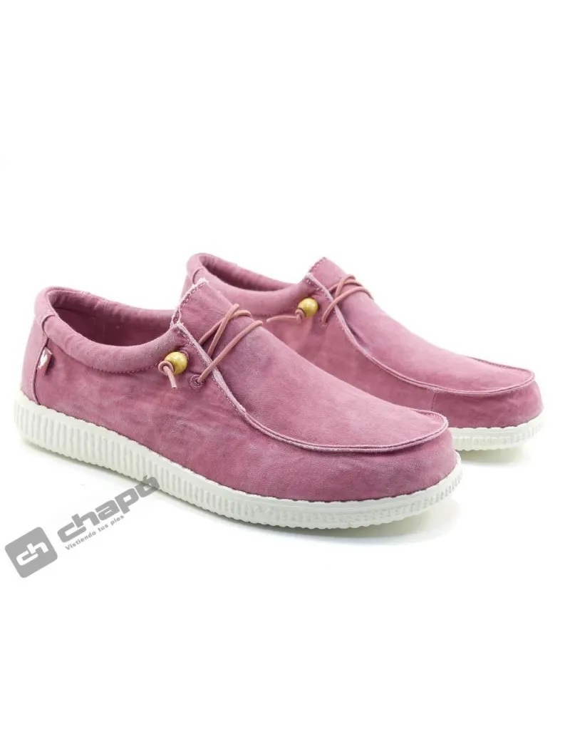Zapatillas Deportiva Rojo Pitas W150 Wallabi Washed