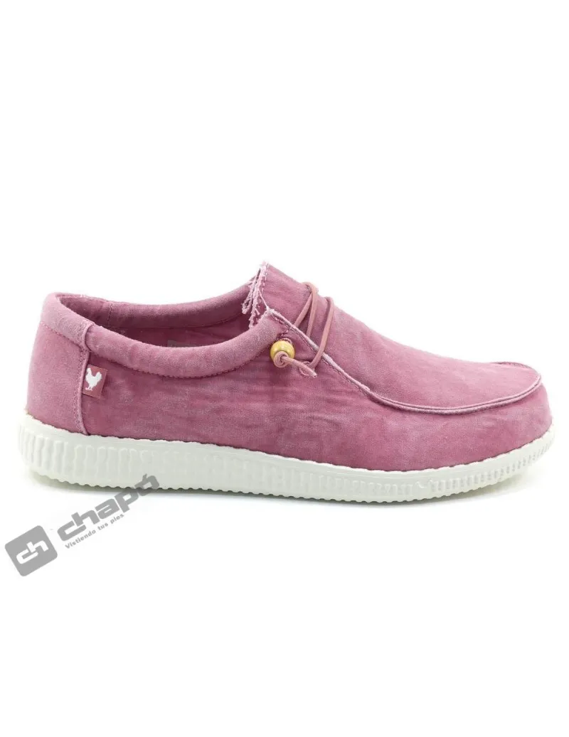 Zapatillas Deportiva Rojo Pitas W150 Wallabi Washed