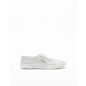 Zapatillas Pepe Jeans London Brady Party W Plateado